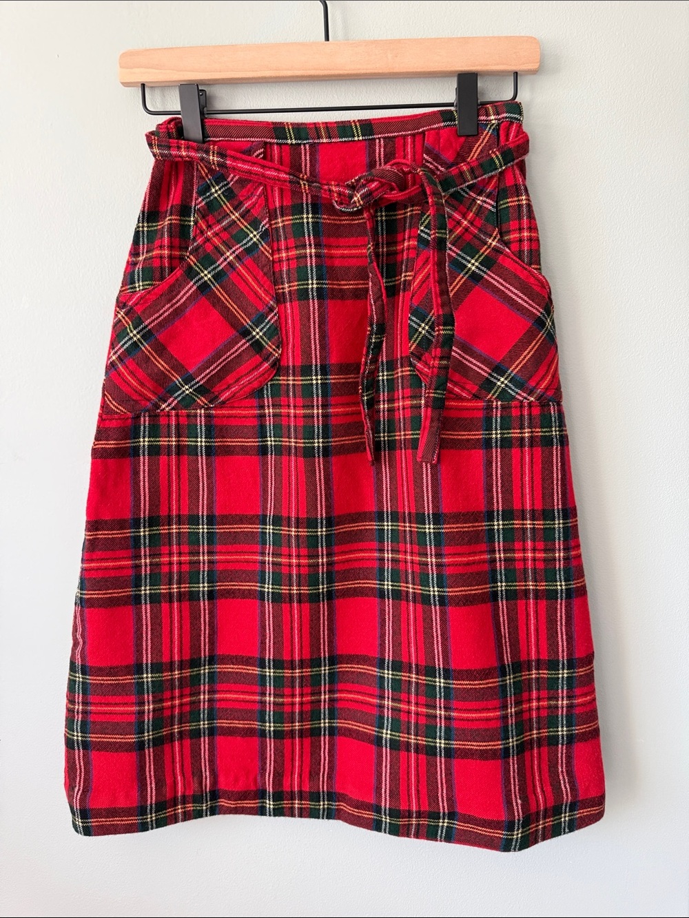 Vintage LL Bean Dorothy Z Wrap Skirt - Plaid